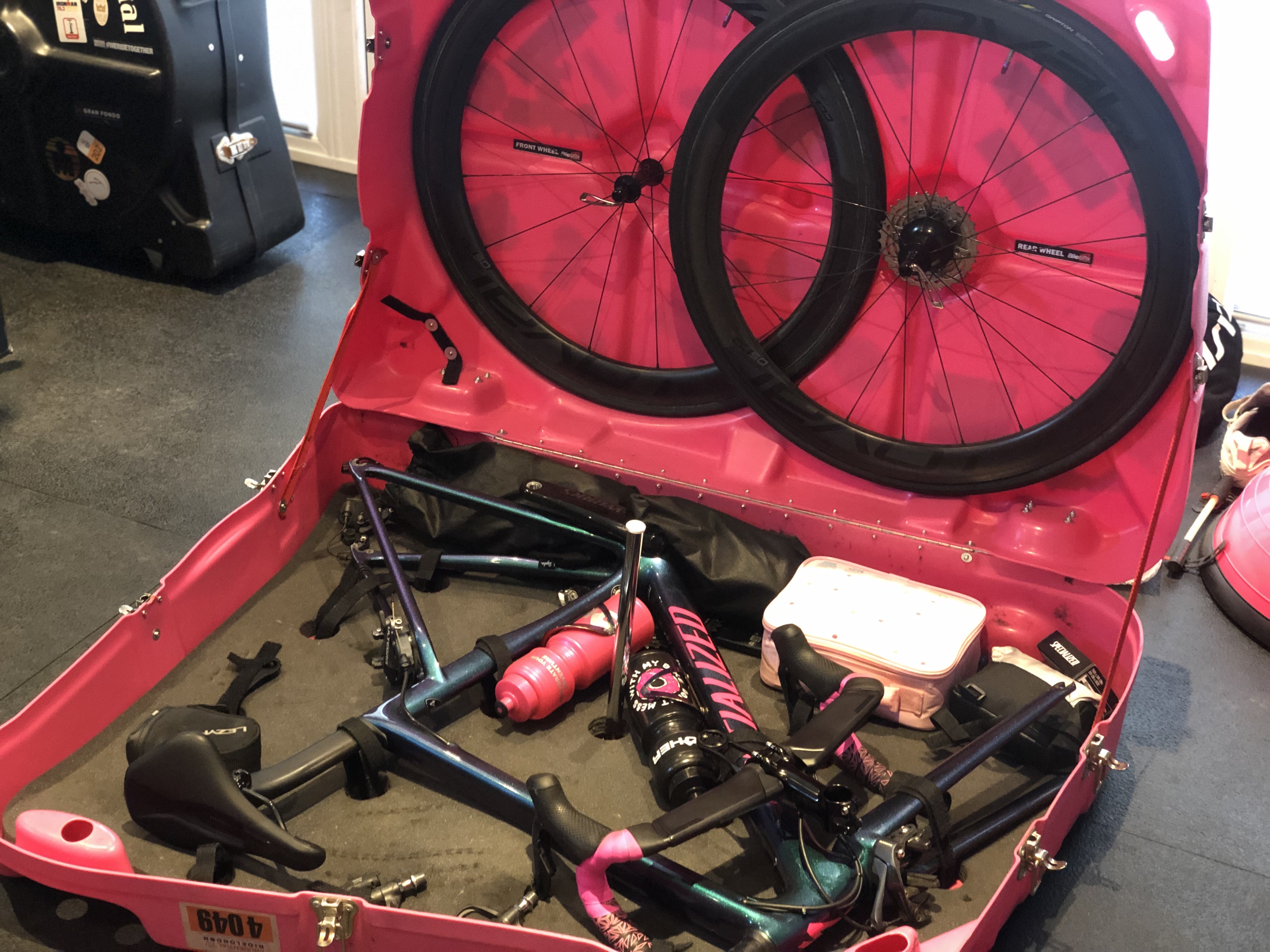 Bike Box Alan Packed for Travel